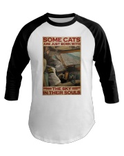 Cat Pilot Baseball Tee tile