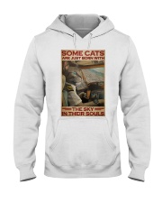 Cat Pilot Hooded Sweatshirt tile