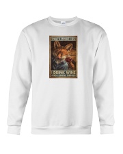 Fox Drink Wine Crewneck Sweatshirt tile