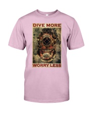 Diver Book Page Classic T-Shirt tile