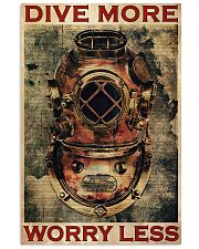 Diver Book Page 24x36 Poster front