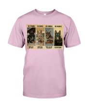German Shepherd Police Be Badass Classic T-Shirt tile