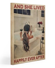 And She Lived Happily Ever After Gallery Wrapped Canvas Prints tile