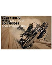 Motorbike Racing Choose Something Fun 36x24 Poster front