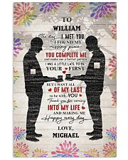 Gay Couple Missing Piece 24x36 Poster front