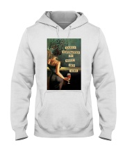 Music And Wine Vintage Text Hooded Sweatshirt tile