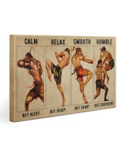 Muay Thai Calm But Alert Gallery Wrapped Canvas Prints tile