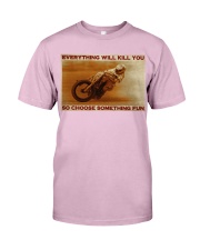 NH Flat Track Everything Will Kill You Classic T-Shirt tile