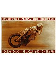 NH Flat Track Everything Will Kill You 36x24 Poster front