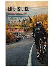 Cycling Life Quote 2 24x36 Poster front