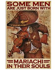 Men Born With Mariachi Vertical Poster tile