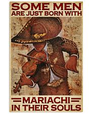 Men Born With Mariachi 24x36 Poster front