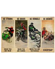 Snowcross Be Badass 36x24 Poster front