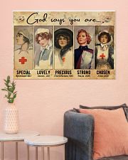 Nurse God Says You Are 36x24 Poster poster-landscape-36x24-lifestyle-18