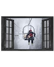 Chairlift Skiing Window 36x24 Poster front