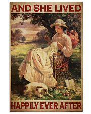 Sewing Girl Live Happily 24x36 Poster front