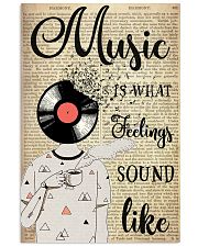 DJ Head Music Is What Feelings Sound Like 24x36 Poster front