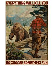 Bear Hunting Choose Something Fun 2 24x36 Poster front