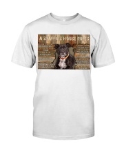 A Staffie's House Rules Classic T-Shirt thumbnail