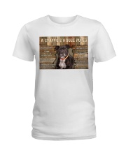 A Staffie's House Rules Ladies T-Shirt thumbnail