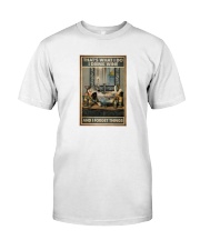 Cat Drink Wine Forget Things Classic T-Shirt tile