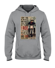 Motorcycle I Ride Hooded Sweatshirt tile