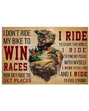 MTB I Ride 36x24 Poster front