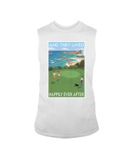 Golf Family Lived Happily Sleeveless Tee tile