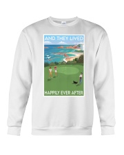 Golf Family Lived Happily Crewneck Sweatshirt tile