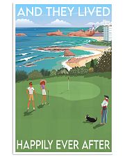 Golf Family Lived Happily 24x36 Poster front