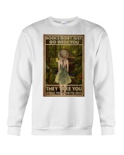 Books Go With You Crewneck Sweatshirt tile