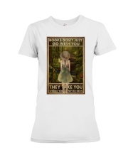 Books Go With You Premium Fit Ladies Tee tile