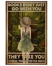 Books Go With You 24x36 Poster front