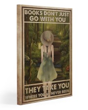 Books Go With You Gallery Wrapped Canvas Prints tile