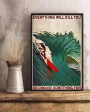 Surfing Choose Something Fun 24x36 Poster lifestyle-poster-3