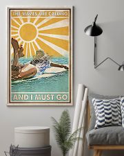 Surfing The Waves Are Calling 24x36 Poster lifestyle-poster-1
