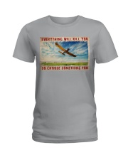 Crop Duster Choose Something Fun Ladies T-Shirt tile