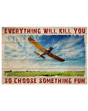 Crop Duster Choose Something Fun 36x24 Poster front