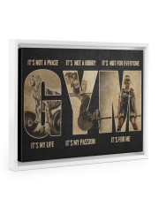 Gym It's My Life Floating Framed Canvas Prints White tile