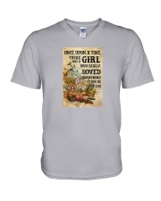 OUAT Girl Loved Gardening V-Neck T-Shirt tile