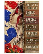 Puerto Rican Girl God Says You Are 24x36 Poster front
