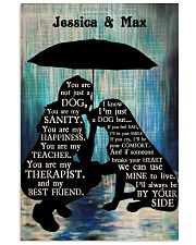 Lady And Dog In The Rain 24x36 Poster front