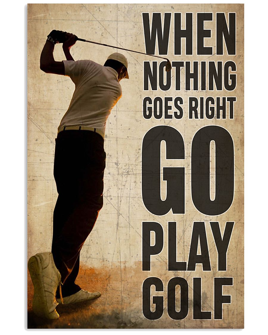 Go Play Golf 24x36 Poster