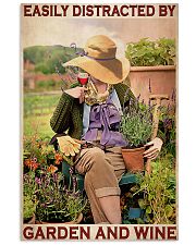 Garden Girl Distracted By Wine 24x36 Poster front