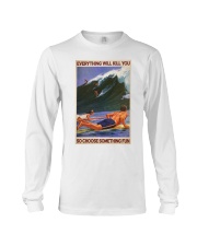Fun Surfing Poster Design - Dprintes Long Sleeve Tee tile