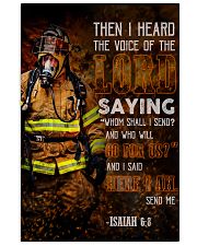 Firefighter Lord Send Me 2 24x36 Poster front