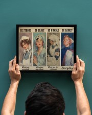 Nurses Be Strong BF 14x11 Black Floating Framed Canvas Prints aos-floating-framed-canvas-pgw-14x11-black-lifestyle-front-19