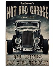 Hot Rod Garage BW 24x36 Poster front