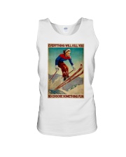 Skiing Choose Something Fun Unisex Tank tile