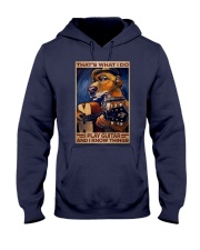 Dog I Play Guitar Hooded Sweatshirt tile